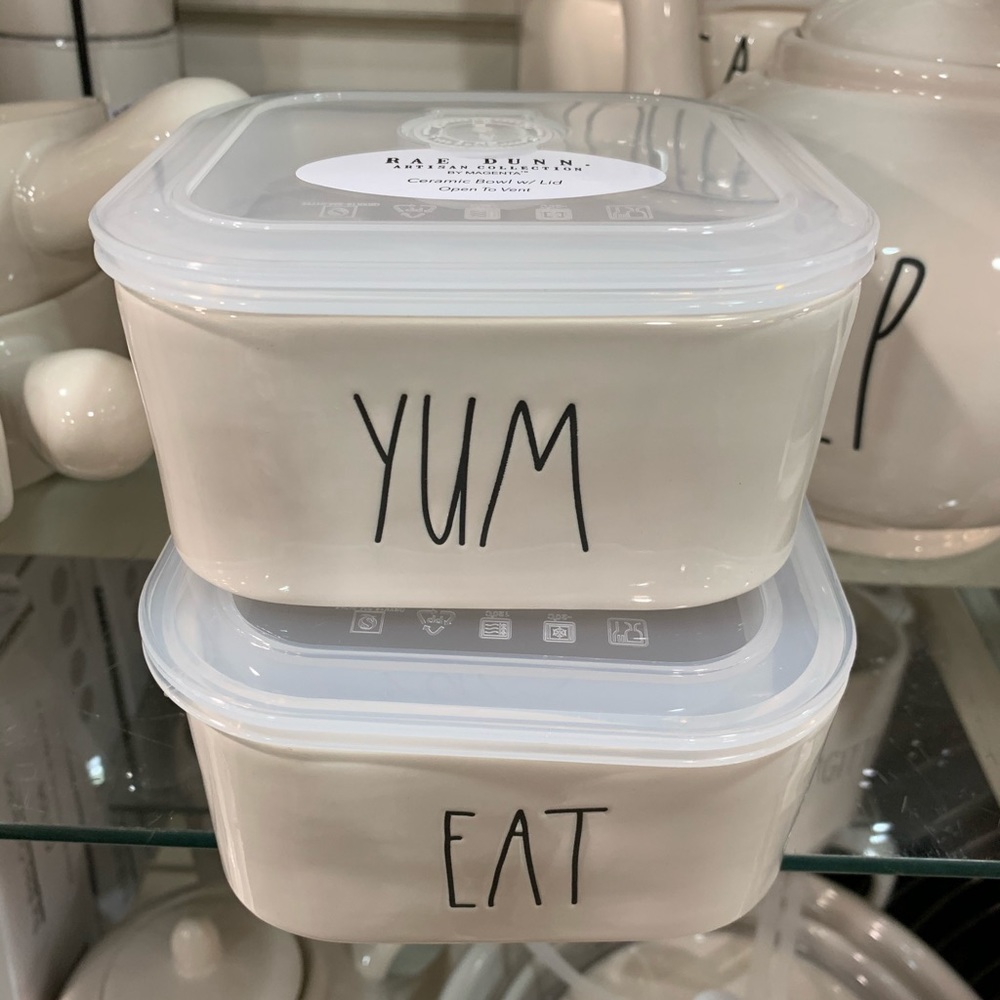 Rae Dunn yum and eat